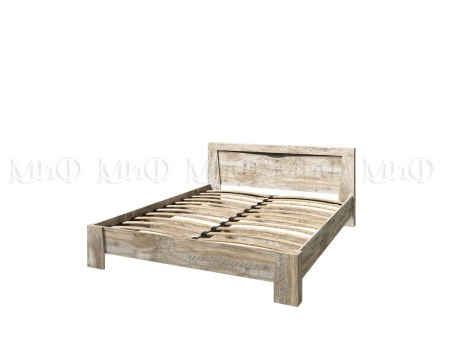 Спальный Гарнитур Ройс /Дуб Юкон/Бетон Темный №2